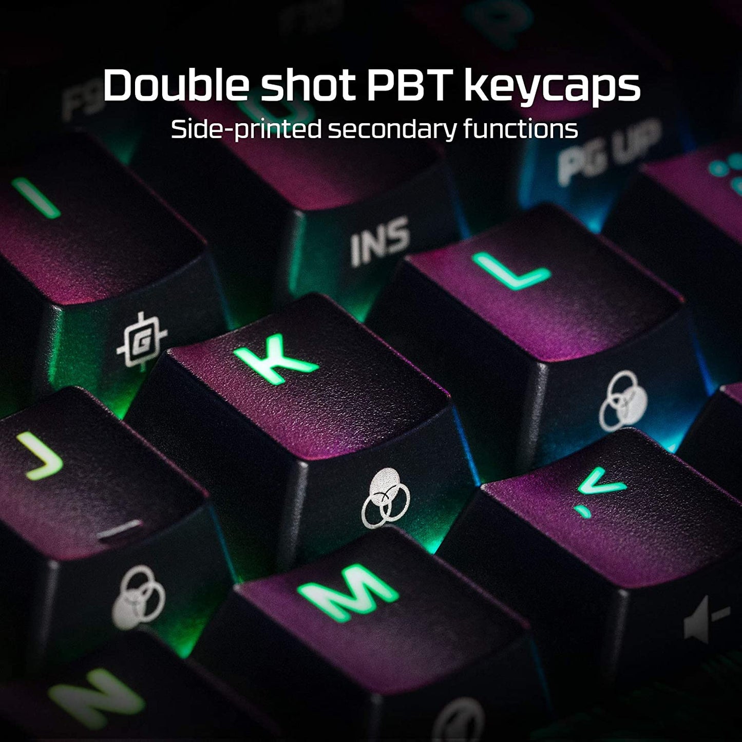 Alloy Origins 60 - Mechanical Gaming Keyboard, Ultra Compact 60% Form Factor, Double Shot PBT Keycaps, RGB LED Backlit, NGENUITY Software Compatible - Linear Red Switch,Black